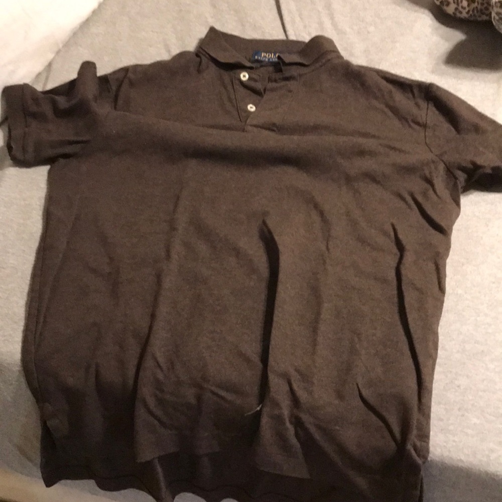 Guys polo brown